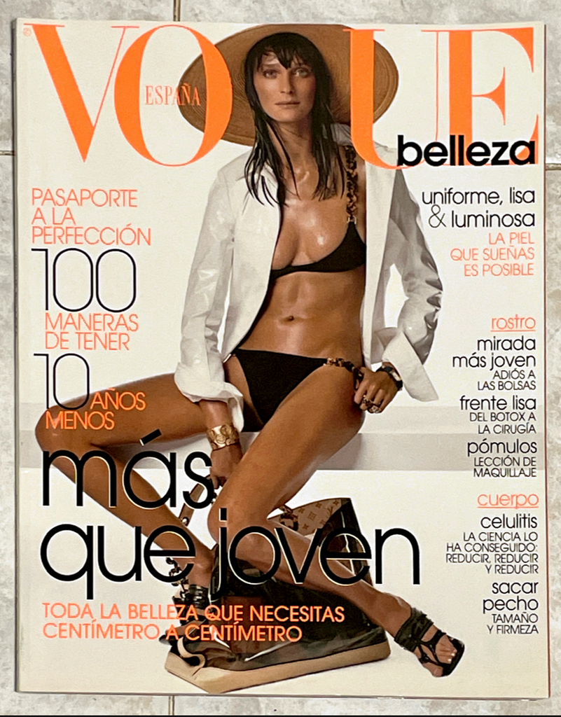 VOGUE Belleza Spain Magazine February 2005 CARMEN KASS by STEVEN MEISEL